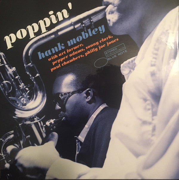 Hank Mobley : Poppin' (LP, Album, RE, 180)