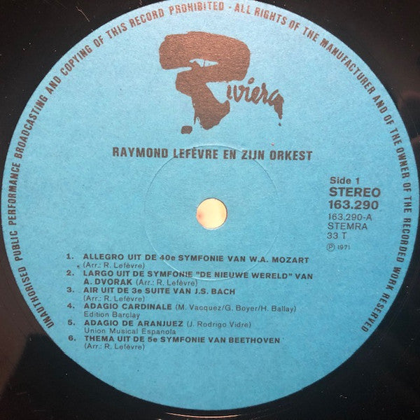 Raymond Lefèvre En Zijn Orkest* : Soul Symphonies (LP, Album, Club)