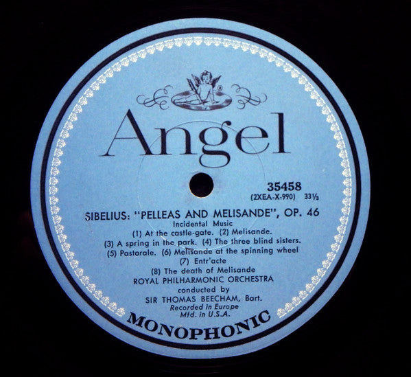 Sir Thomas Beecham, Sibelius*, Royal Philharmonic Orchestra : Symphony No. 7 / Pelléas Et Mélisande / The Oceanides (LP, Album, Mono, RP)