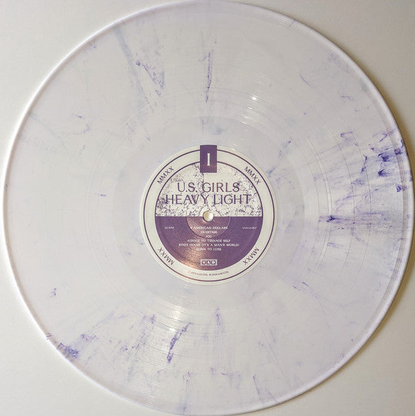 U.S. Girls : Heavy Light (LP, Album, Ltd, Lav)