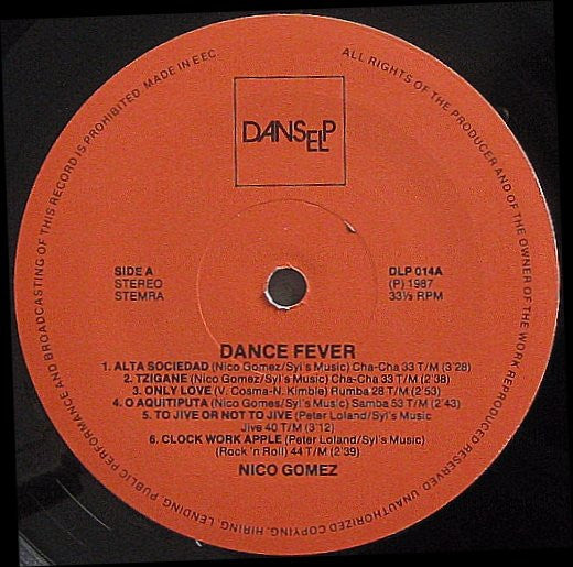 Nico Gomez : Dance Fever (LP)