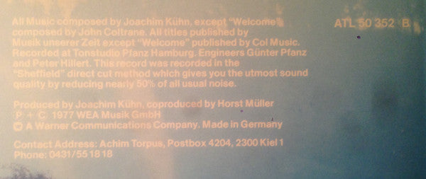 Joachim Kühn : Charisma (LP, Album)