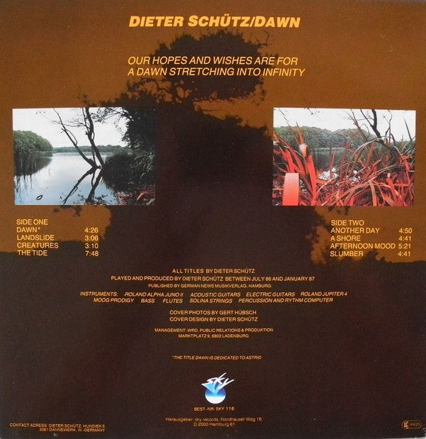Dieter Schütz : Dawn (LP, Album)