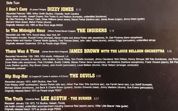 Various : Nothing But Funk Volume 5 (10 JB Produced Funky Selections 1965-1976) (LP, Comp)