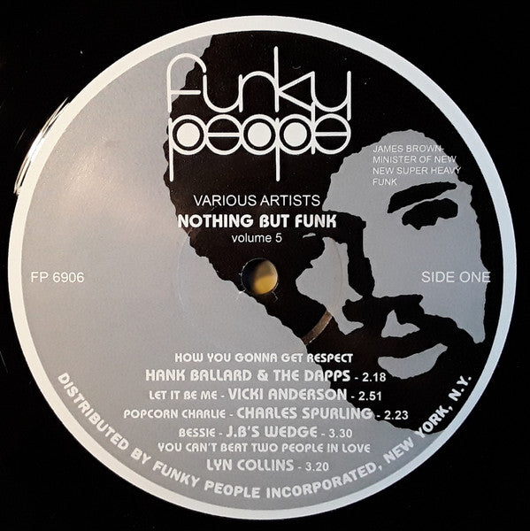 Various : Nothing But Funk Volume 5 (10 JB Produced Funky Selections 1965-1976) (LP, Comp)