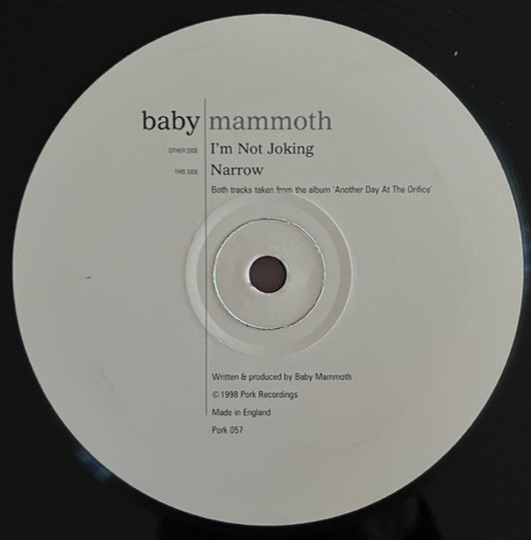 Baby Mammoth : I'm Not Joking / Narrow (12")