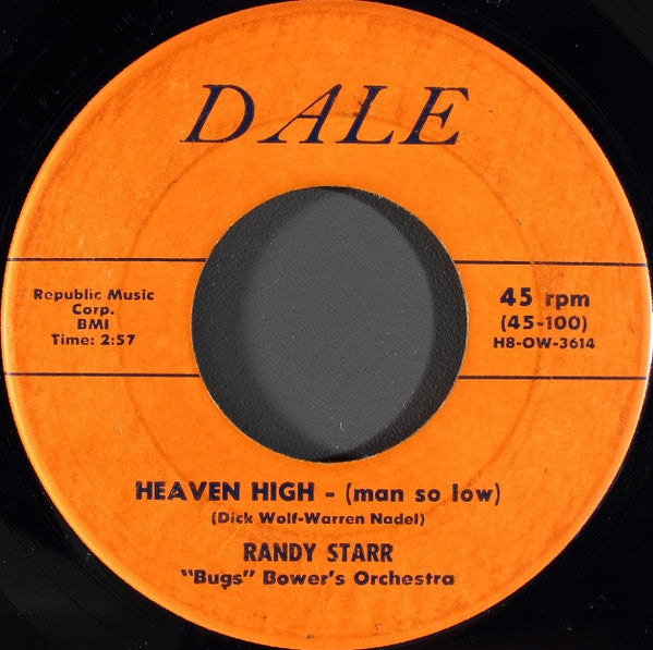 Randy Starr, "Bugs" Bower's Orchestra : After School (7", Roc)