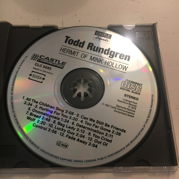 Todd Rundgren : Hermit Of Mink Hollow (CD, Album, RE)