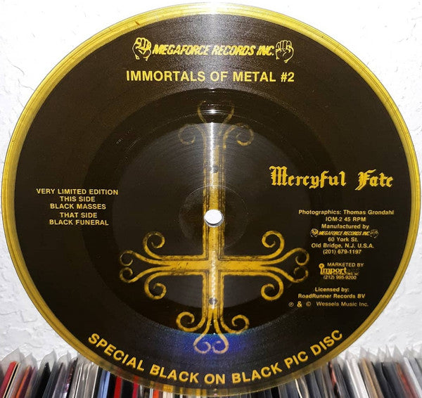 Mercyful Fate : Black Funeral (7", Single, Ltd, Pic)