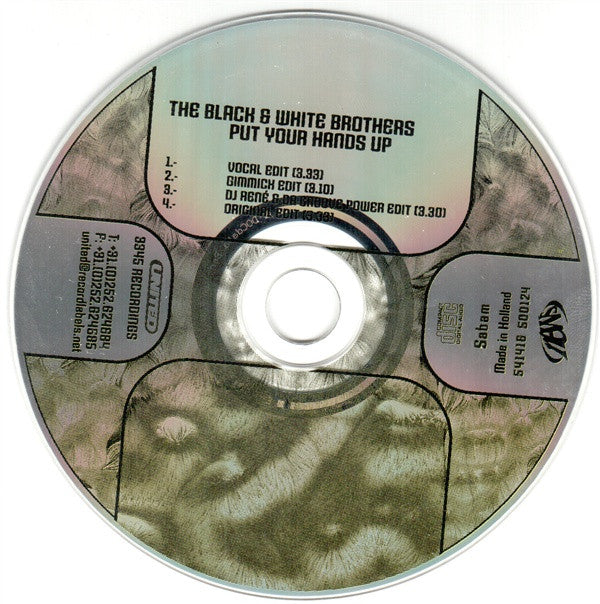 Black & White Brothers : Put Your Hands Up (CD, Single)