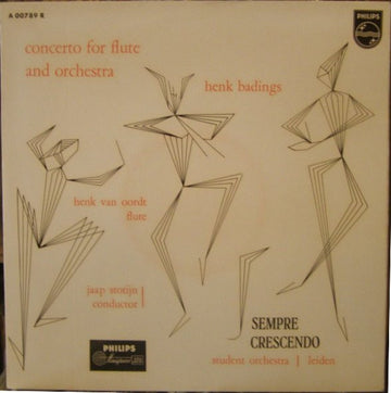 Henk Badings - Jaap Stotijn / Hank Van Oordt : Concerto For Flute And Orchestra (10")