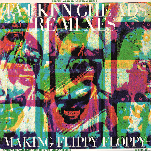 Talking Heads : Slippery People / Making Flippy Floppy (Remixes)  (12", Maxi, SRC)
