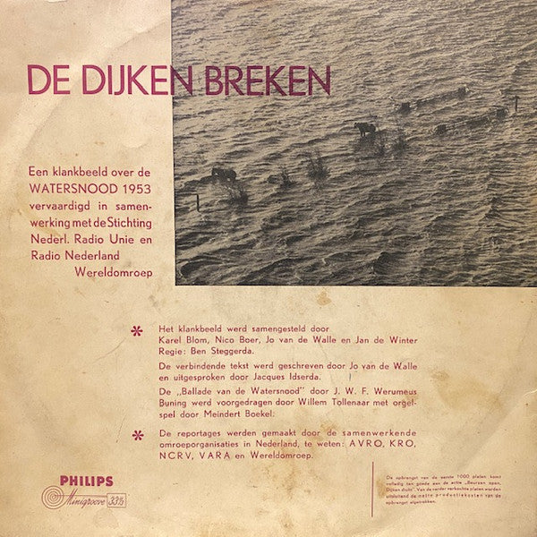 No Artist : De Dijken Breken (10", Mono)