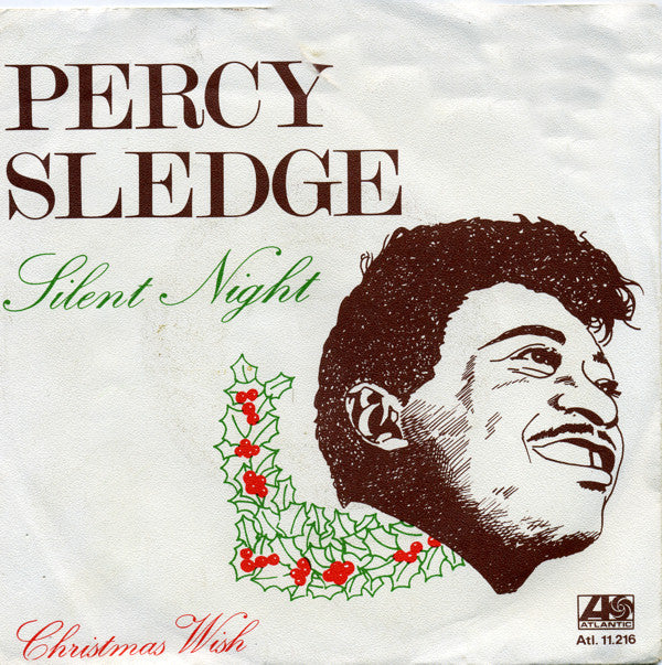 Percy Sledge : Silent Night / Christmas Wish (7", Single, RE)