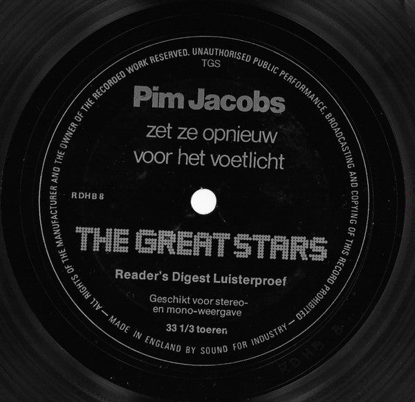 Various : The Great Stars (Flexi, 7", S/Sided, Smplr)