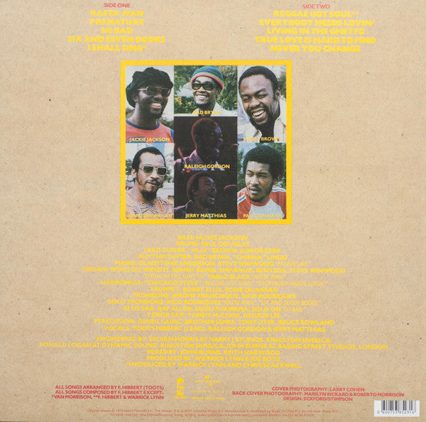Toots & The Maytals : Reggae Got Soul (LP, Album, RE)