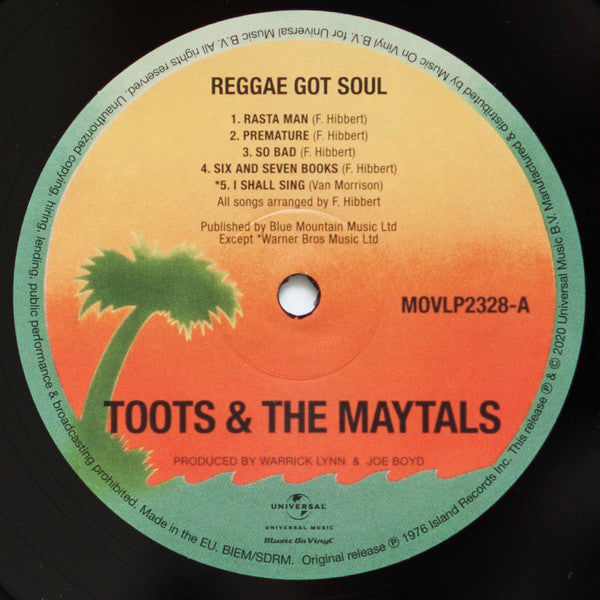 Toots & The Maytals : Reggae Got Soul (LP, Album, RE)