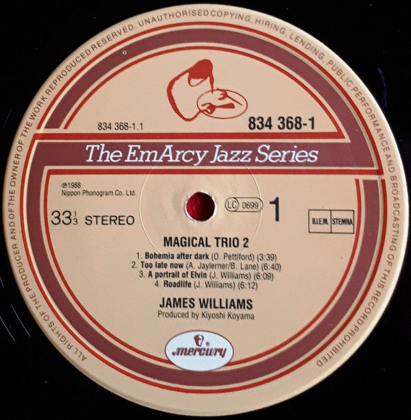 James Williams (2) : Magical Trio 2 (LP, Album)