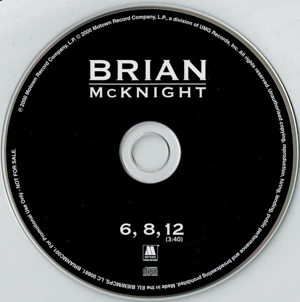Brian McKnight : 6, 8, 12 (CD, Single, Promo)