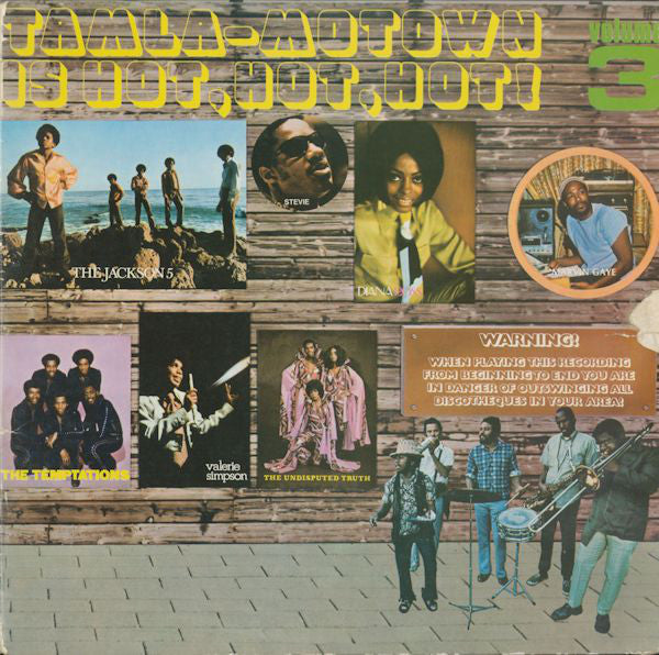 Various : Tamla-Motown Is Hot, Hot, Hot! Volume 3 (LP, Comp, Gat)