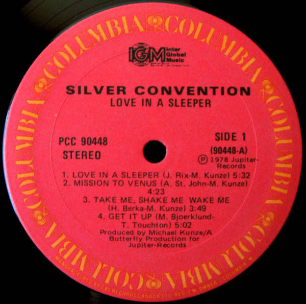Silver Convention : Love In A Sleeper (LP, Album)