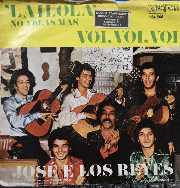 José E Los Reyes : Lailola ( No Ablas Mas ) (7", Single)
