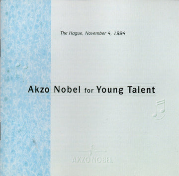 Yayoi Toda, Ricardo Castro, Residentie Orkest, Leonid Grin : Akzo Nobel For Young Talent (CD)