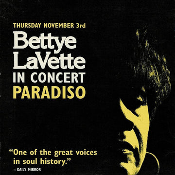 Bettye Lavette : In Concert Paradiso (CD, Single, Promo)