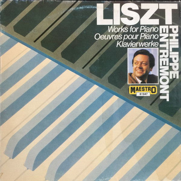 Philippe Entremont, Franz Liszt : Liszt: Works For Piano (LP, Album, RE)