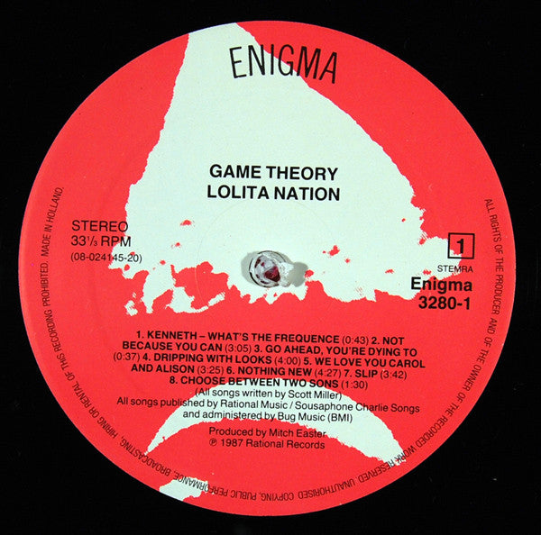 Game Theory : Lolita Nation (LP, Album)