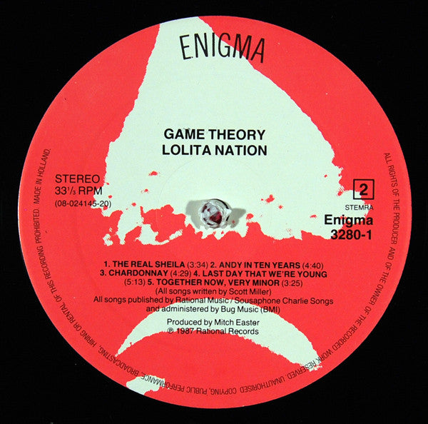 Game Theory : Lolita Nation (LP, Album)