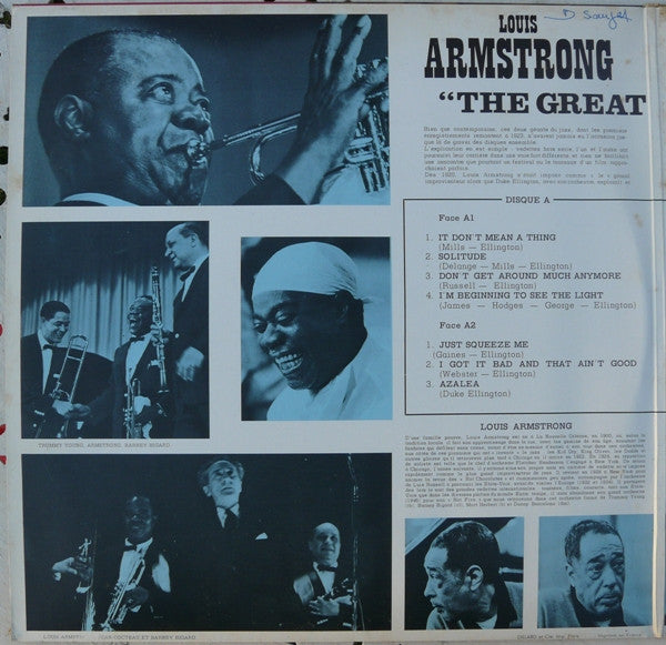 Louis Armstrong, Duke Ellington : The Great Reunion (2xLP, Comp, Gat)