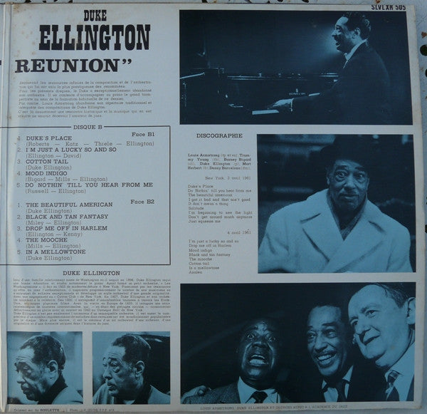 Louis Armstrong, Duke Ellington : The Great Reunion (2xLP, Comp, Gat)