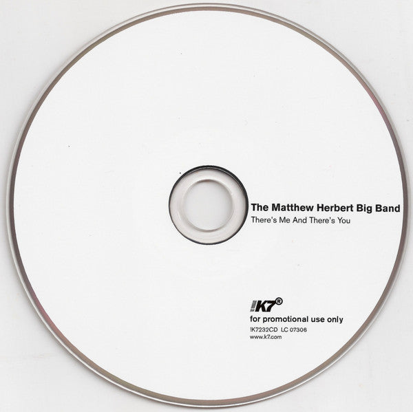 The Matthew Herbert Big Band : There's Me And There's You (CD, Album, Promo)