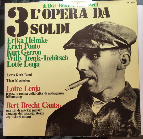 Bertolt Brecht / Kurt Weill : L'Opera Da 3 Soldi / L'Opera Da Tre Soldi (The Threepenny Opera, Die Dreigroschenoper) (LP)