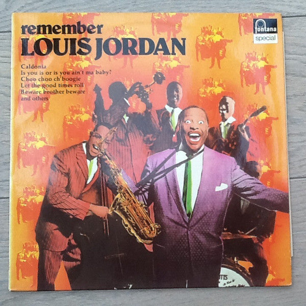 Louis Jordan : Remember... Louis Jordan (LP, Album, RE)