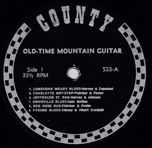 Various : Old-Time Mountain Guitar (Finger-Style Guitar 1926-1930) (LP, Comp, All)