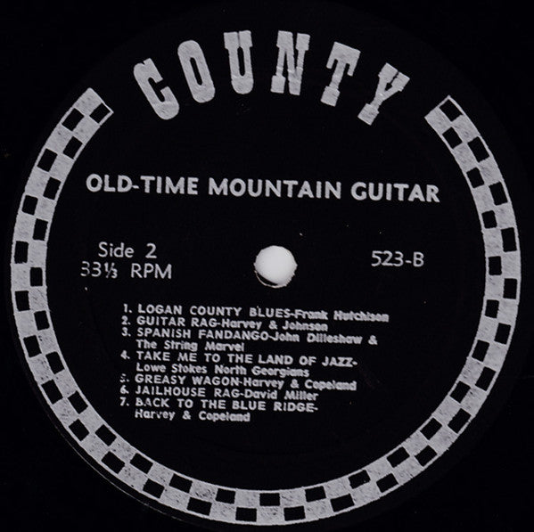 Various : Old-Time Mountain Guitar (Finger-Style Guitar 1926-1930) (LP, Comp, All)
