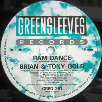 Brian & Tony Gold : Ram Dance (12")