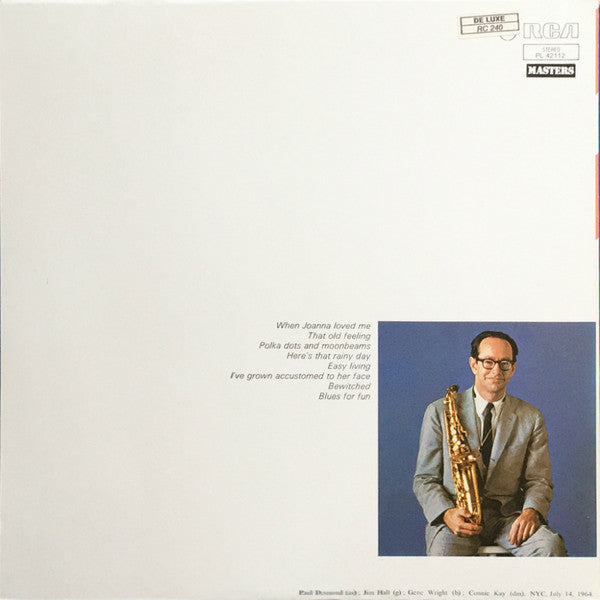Paul Desmond : Easy Living (LP, Album, RE)