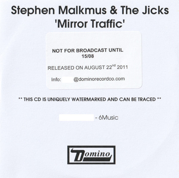 Stephen Malkmus & The Jicks : Mirror Traffic (CDr, Album, Promo, Wat)