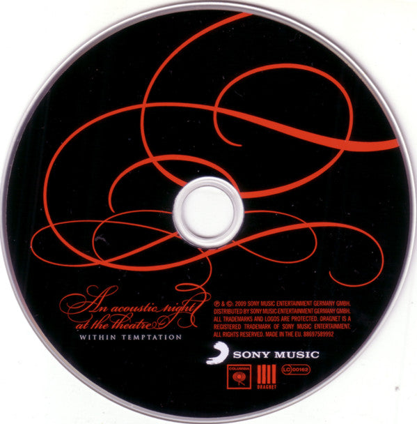 Within Temptation : An Acoustic Night At The Theatre (CD, Album, RP)