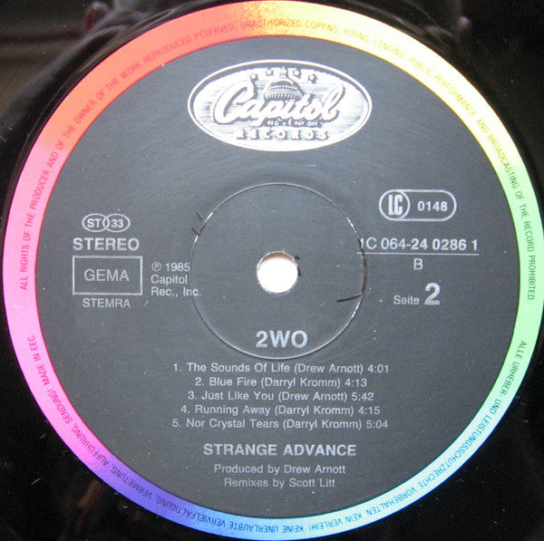 Strange Advance : 2wo (LP, Album)