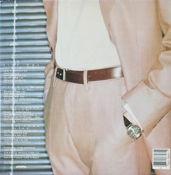 Al Stewart : Live Indian Summer (2xLP, Album, Gat)