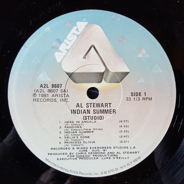 Al Stewart : Live Indian Summer (2xLP, Album, Gat)