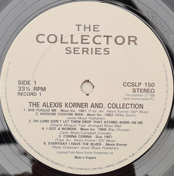 Alexis Korner : Alexis Korner And... 1961 - 1972 (2xLP, Comp, RM)