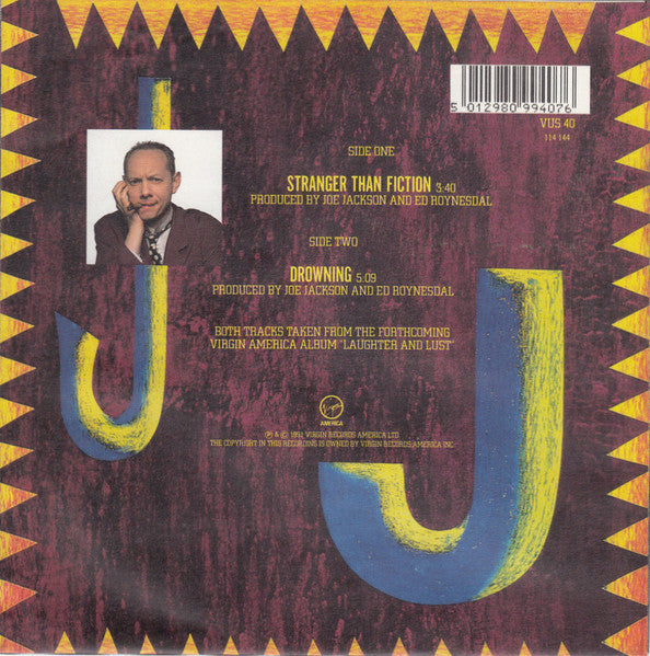 Joe Jackson : Stranger Than Fiction (7", Single)