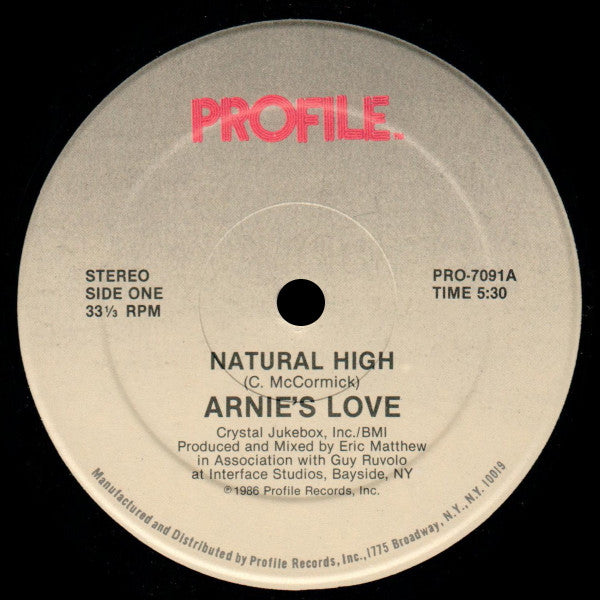 Arnie's Love : Natural High (12")