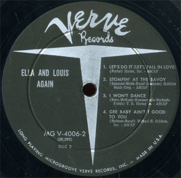 Ella Fitzgerald And Louis Armstrong : Ella And Louis Again (2xLP, Album, Gat)