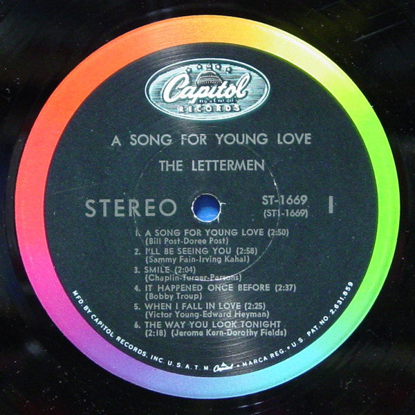 The Lettermen : A Song For Young Love (LP, Album, Scr)